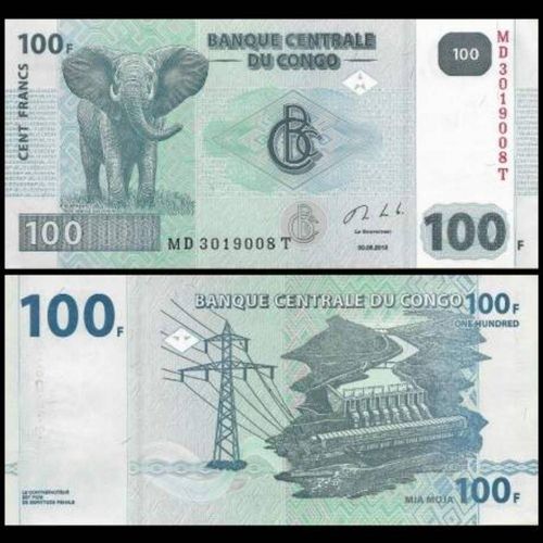 Billet De 100 Francs Congo 2013 Unc