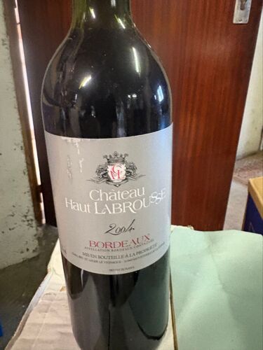 Lot De 6 Bouteilles De Vins Château Labrousse 2004 Bordeaux