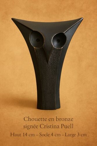 Rare Et Magnifique Sculpture Signée Cristina Puell