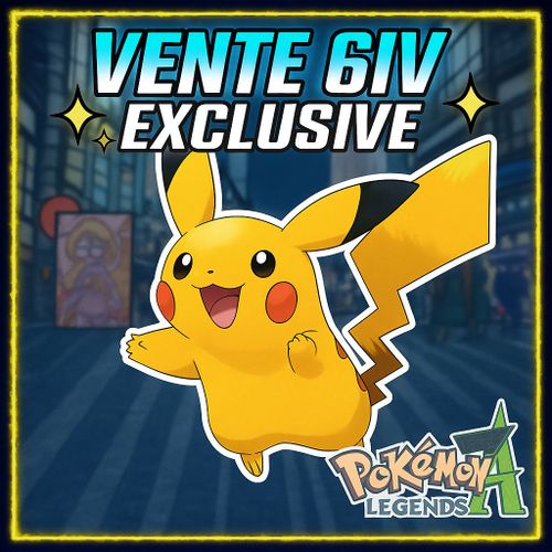 Pikachu 6iv Shiny / Pokemon Leyendas / Legends Za / Legenden / Discord: Sazuro