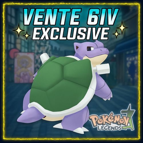Pokemon Tortank 6iv Shiny Chromatique Sur Pokémon Legends Z-A / Discord: Sazuro