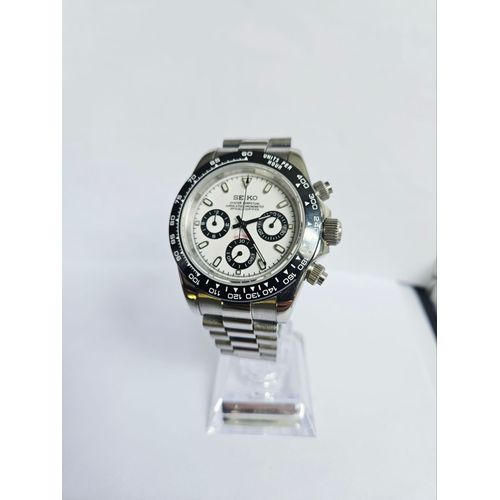 Seiko Daytona Panda - Chronographe Acier