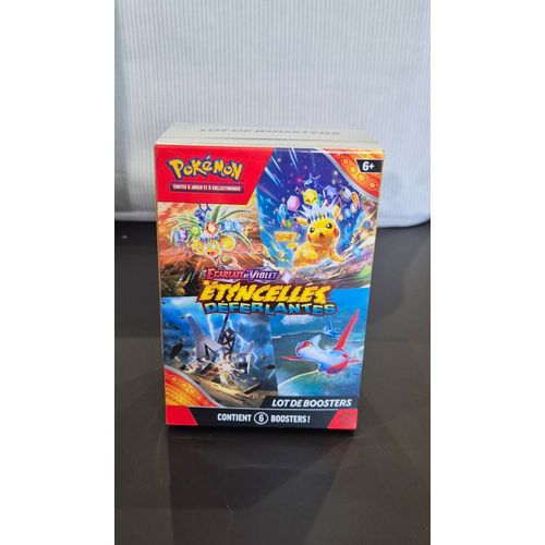 Bundle Pokémon Ev8 Étincelles Déferlantes Scellé Fr