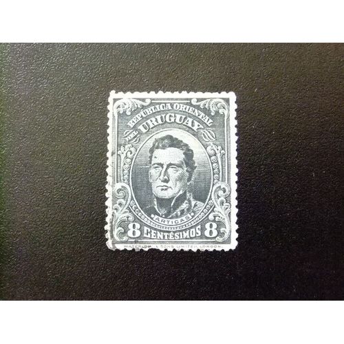 109 Uruguay 1910 / General Jose Artigas / Yvert 190 Fu Dent.14
