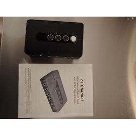 7.1 chanel USB external sound card with SPDIF digital audio