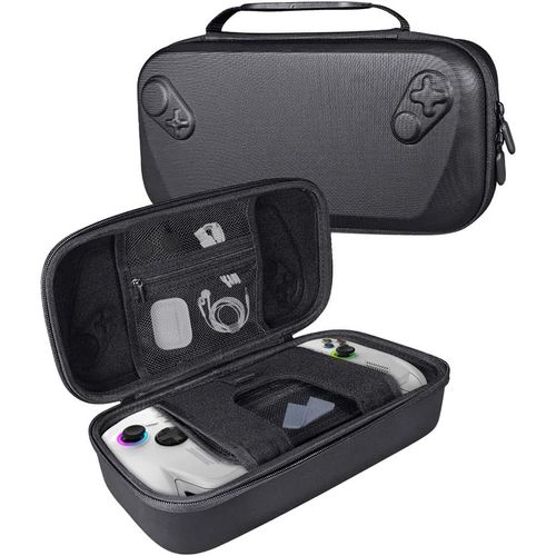 Étui de Voyage pour ROG XBOX Ally/ROG XBOX Ally X - AQSACOKIYA - Sac de Transport pour ROG XBOX Ally avec Support intégré - Noir