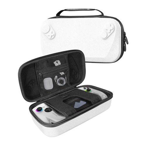 Étui de Transport Rigide Portable pour ROG XBOX Ally/ROG XBOX Ally X - AQSACOKIYA - Légère/Protection complète/Support - Blanc