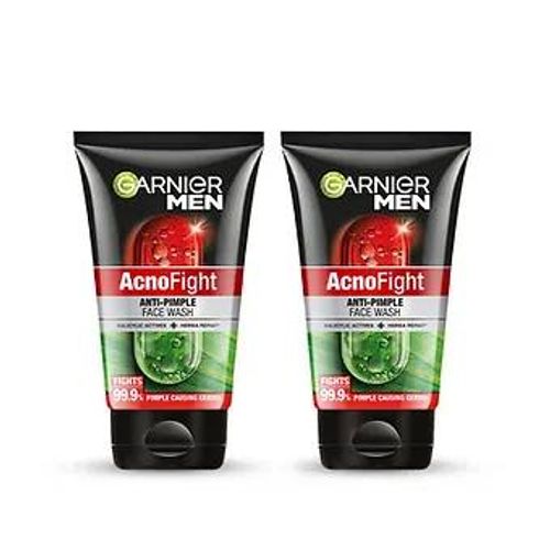 Garnier Men Acnofight Anti-Pimple Face Was,150gm Each (Pack Of 2) 