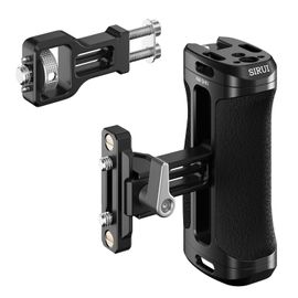 Poignée latérale SIRUI AM-SHN pour cage caméra,Compatible monture ARRI ou NATO, légère avec clé intégrée, griffe froide et filetages, réglable en hauteur-Noir