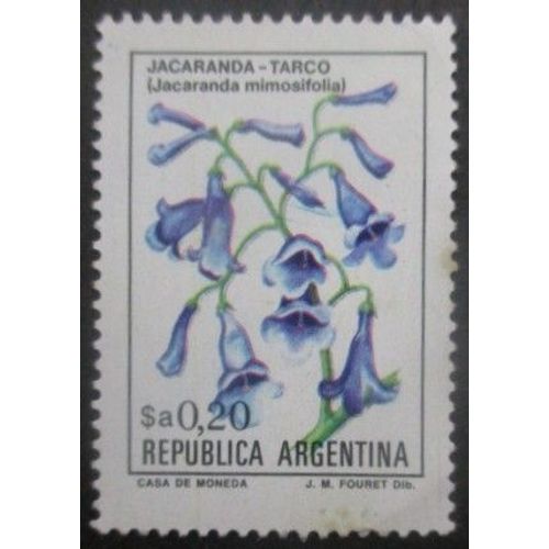 Argentine N°1354 Fleurs Neuf **