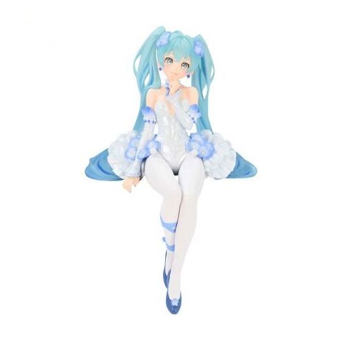 Hatsune Miku Statuette Pvc Noodle Stopper Miku Flower Fairy Nemophila