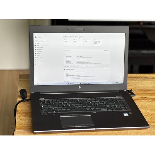 HP ZBook 17 G5 - 17" Intel Xeon E-2186M - 2.9 Ghz - Ram 32 Go - DD 712 Go