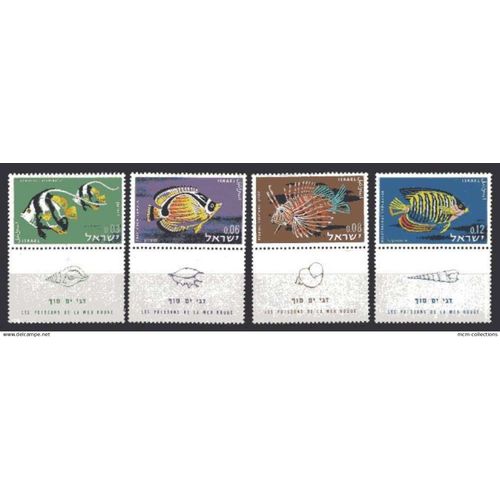 Israel 1962 Les Poissons De La Mer Rouge Serie Complete Neuf**Yvert N° 225-28