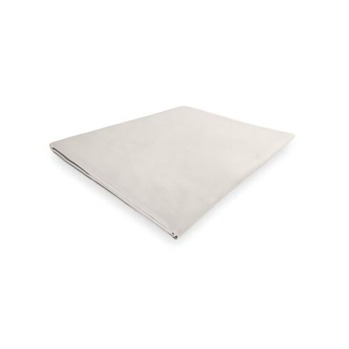 Drap Plat En Polycoton 280x300 Cm Percale Lin, Par Soleil D'ocre