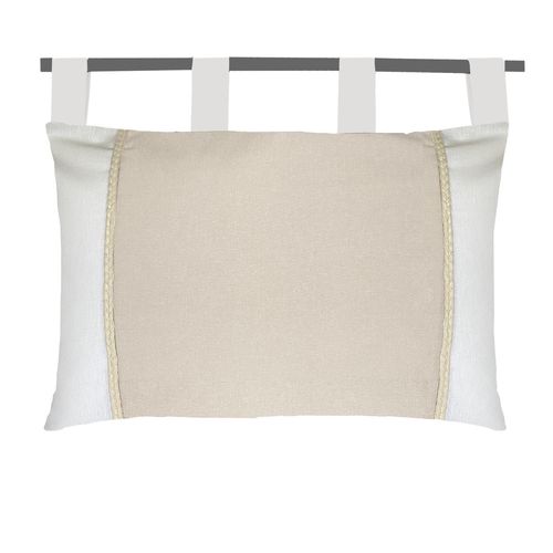 Tête De Lit En Pur Coton Lavé 45x70 Cm Elena, Par Soleil D'ocre