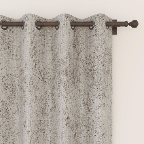 Rideau Occultant À Oeillets 135x180 Cm Adrien, Par Soleil D'ocre