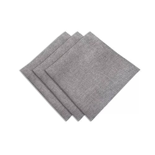 Lot De 3 Serviettes De Table 45x45 Bella Gris