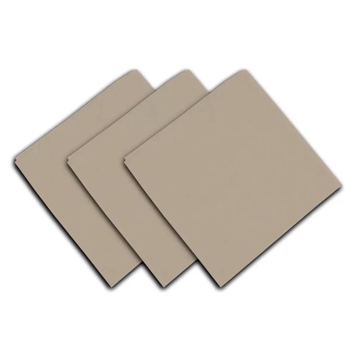 Lot De 3 Serviettes En Coton 45x45 Cm Panama Écru, Par Soleil D'ocre