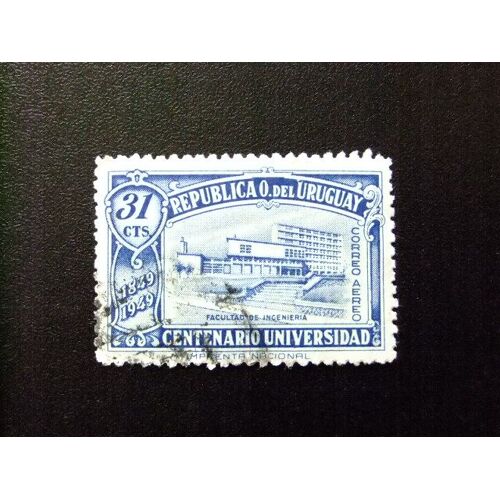 109 Uruguay 1949 / Faculté De Médecine / Yvert Pa 145 Fu