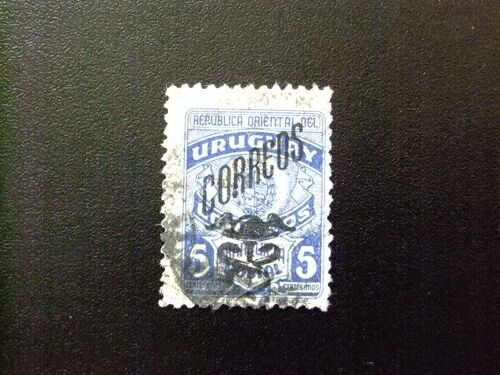 109 Uruguay 1949 / Sello Fraquicia Fiscal Con Sobrecarga / Yvert 595a Fu