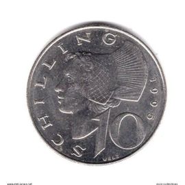 Autriche Piece De 10 Schilling 1995 Cupronickel Ref Km 2918
