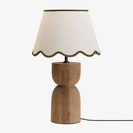Lampe De Table En Bois De Manguier Diniz 30 Cm