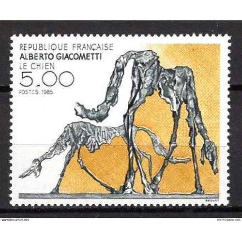 France 1985 Sculpture De Giacometti Yvert N° 2383 Neuf**