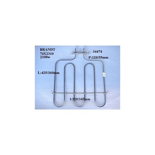 RESISTANCE GRILL VOUTE 2100W 210V POUR FOUR BRANDT