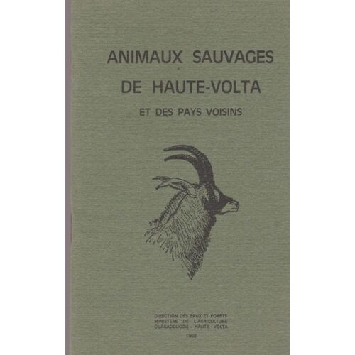 Animaux Sauvages De Haute Volta Et Des Pays Voisins