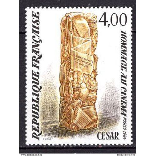 France 1984 Hommage Au Cinema Sculpture De Cesar  Yvert N° 2299 Neuf**