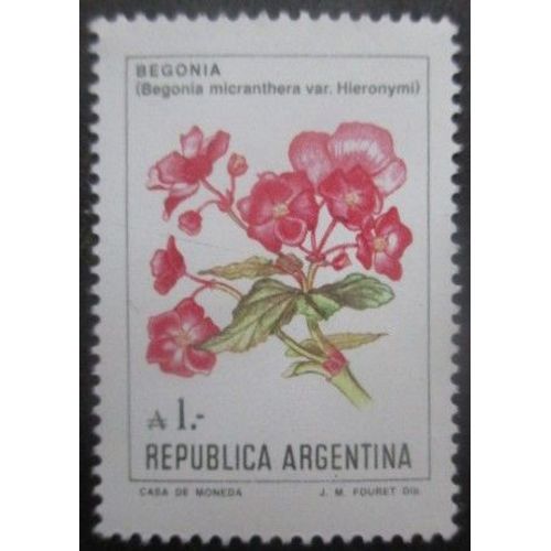 Argentine N°1480 Fleurs Neuf **