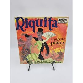 Vinyle 45 Tours Georgette Plana : Riquita (Le Tango De Manon / On’M’Appelle Frisson / Sue La Riviera) Avec Fourreau