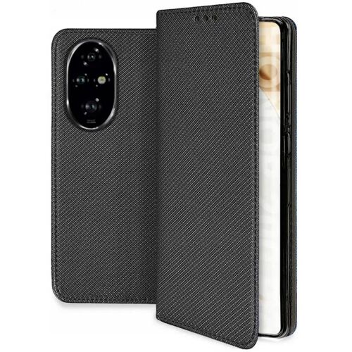 Housse pour Honor 200 Pro 5G - etui coque pochette portefeuille + film ecran - NOIR MAGNET
