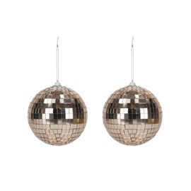 2 Boules Disco Rose Gold 10cm