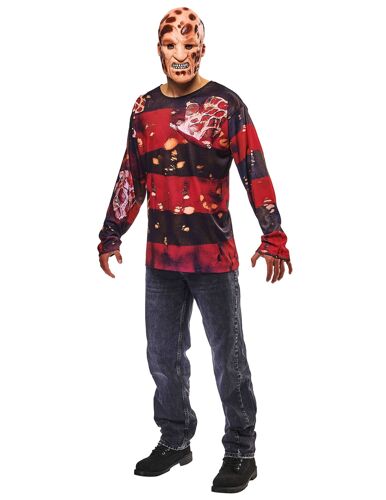 Kit Top Et Masque Freddy Kruegger Adulte - Taille: M