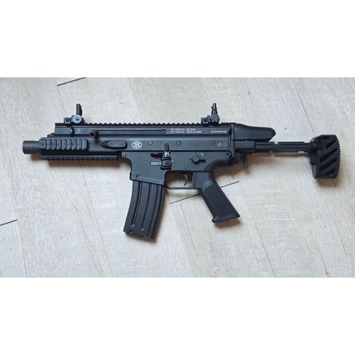 Replique Airsoft Fusil D'assaut Scar Sc 1.2 Joule Pdw Fn Herstal Ares Aeg