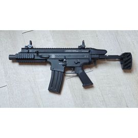 Replique Airsoft Fusil D'assaut Scar Sc 1.2 Joule Pdw Fn Herstal Ares Aeg