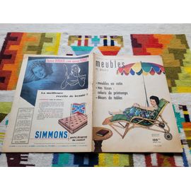 Meubles Et Décors, Le Journal De L'Ameublement N° 704 D'Avril 1957.