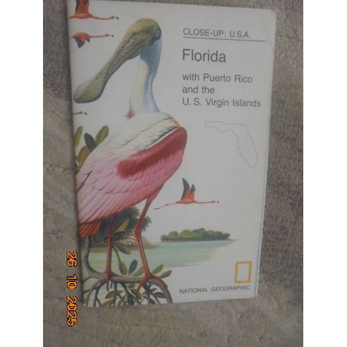 National Geographic Close Up Usa : Florida With Puerto Rico And The U.S. Virgin Islands