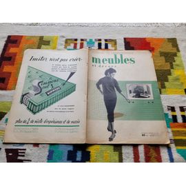 Meubles Et Décors, Le Journal De L'Ameublement. N° 674 D'Octobre 1954.