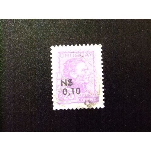 109 Uruguay 1976 / General Artigas Con Sobrecarga / Yvert 946 Fu