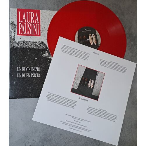 Laura Pausini - Un Buon Inizio / Un Buen Inicio Lp "Red-Vinyl" Édition Originale 2023
