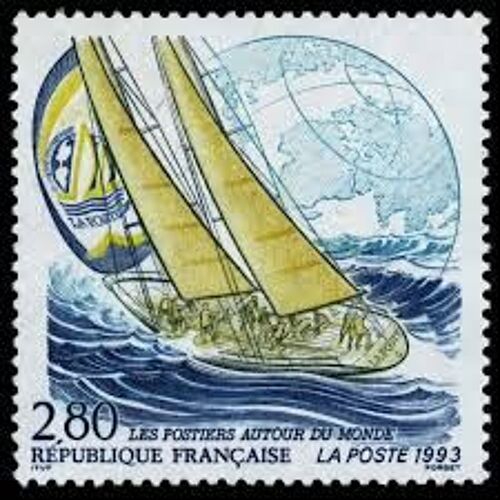 Les Postiers Autour Du Monde Dans Le Bateau "Withbread Année 1993 N° 2831 Yvert Et Tellier Luxe