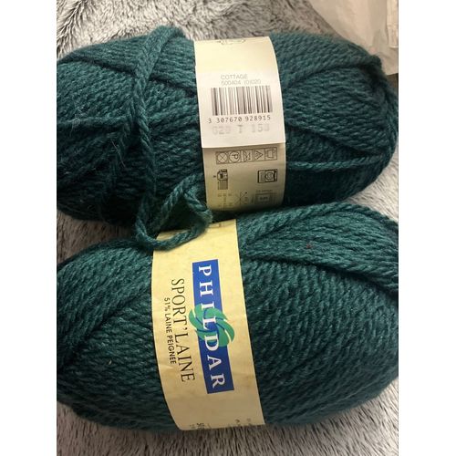 Laine Phildar Sport Laine Cottage Vert Sapin