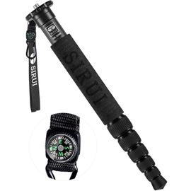 Monopode en Fibre de Carbone SIRUI AM-326M-Léger, Compact, 6 Sections, Portable pour Voyage, Appareil Photo et Caméra