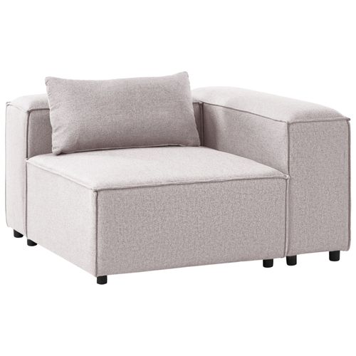 Module D'angle Brande Tissu Marron Clair Symétrique