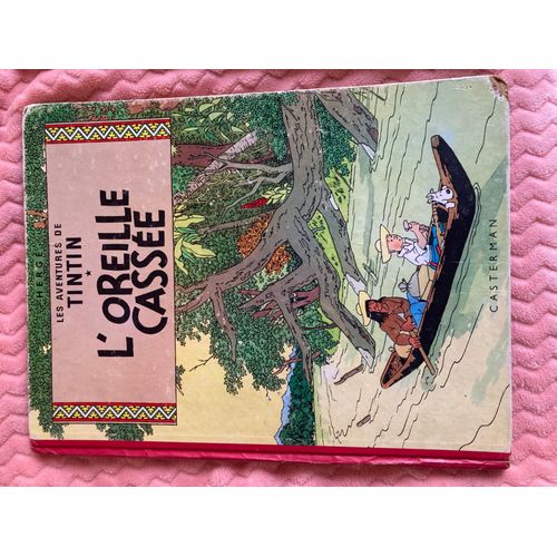 Album Tintin "L'Oreille Cassée" De 1947, Dos Rouge
