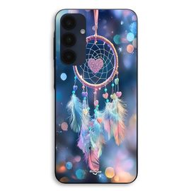 Coque Pour Samsung Galaxy A25 Attrape rêve coloré rose et bleu Maniacase