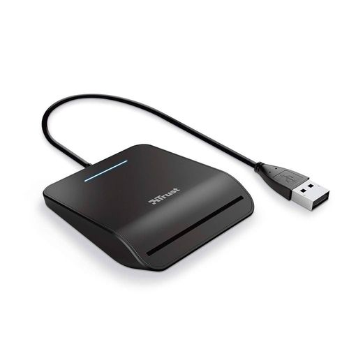 Trust PRIMO Lettore Smart Card USB-C Nero per DNI e CIE