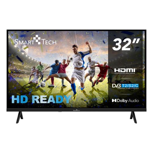 Smart Tech 32HN01K - 32" - TV HD LED (80cm) Triple Tuner Dolby Digital Plus, 3xHDMI, 2xUSB